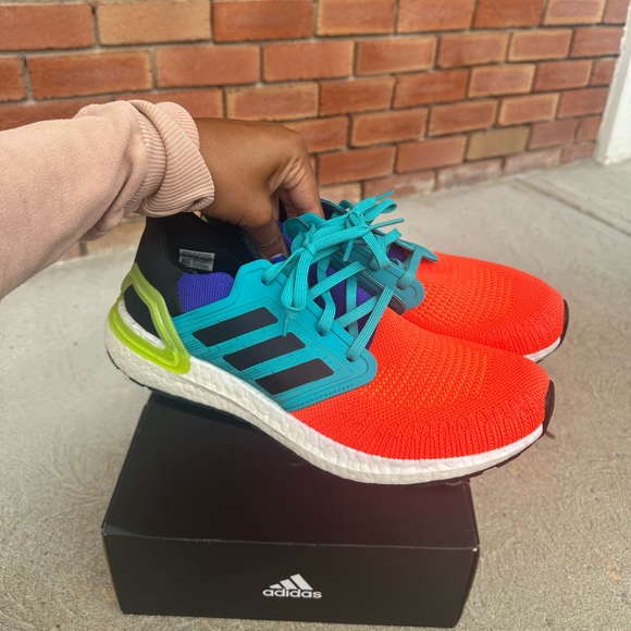 Adidas Ultra Boost 20 Primeblue in What the Solar Red - Picture 6 of 9